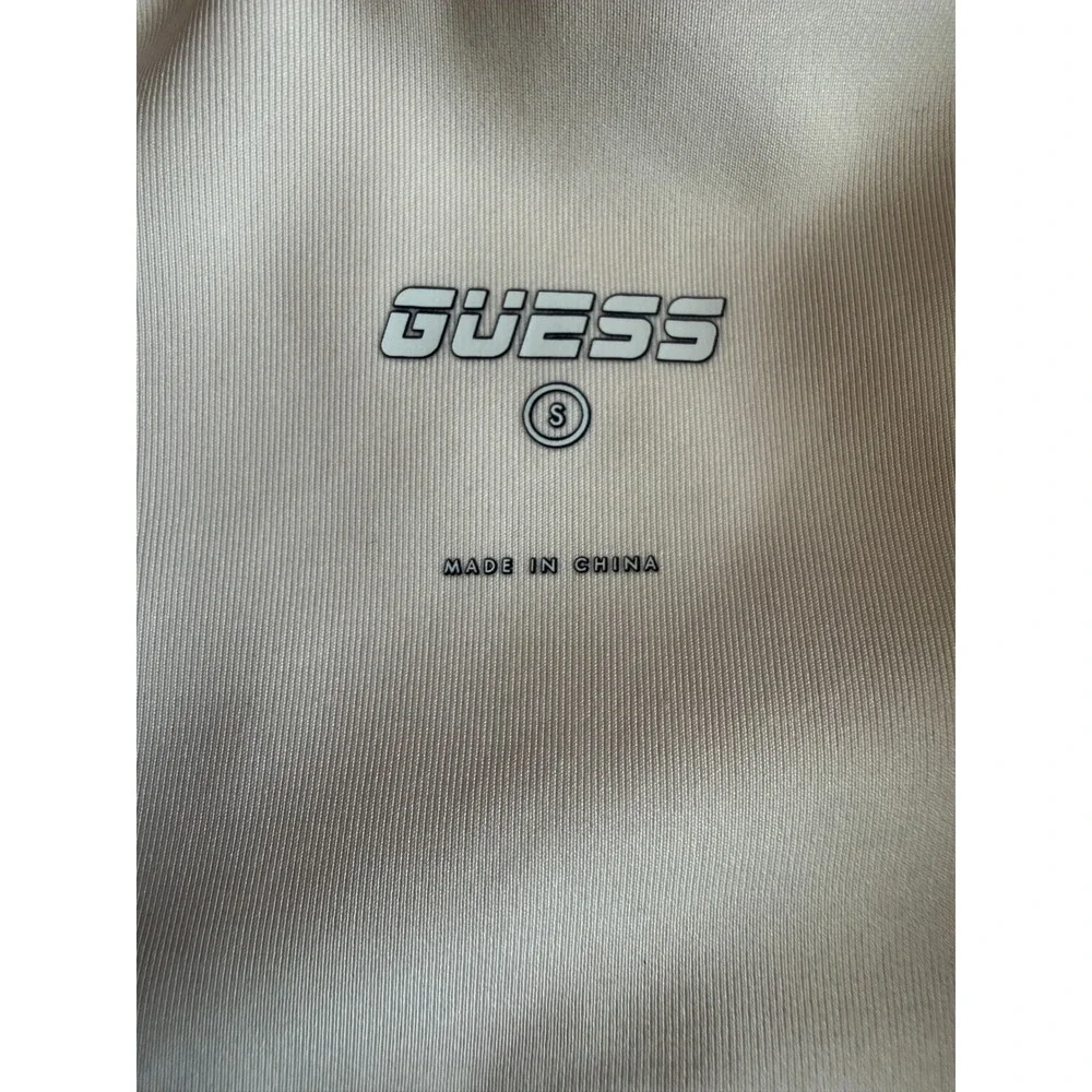 Guess Lace Up Leggings‎ Womens S Cream Excellent High Waisted Athletic Pants